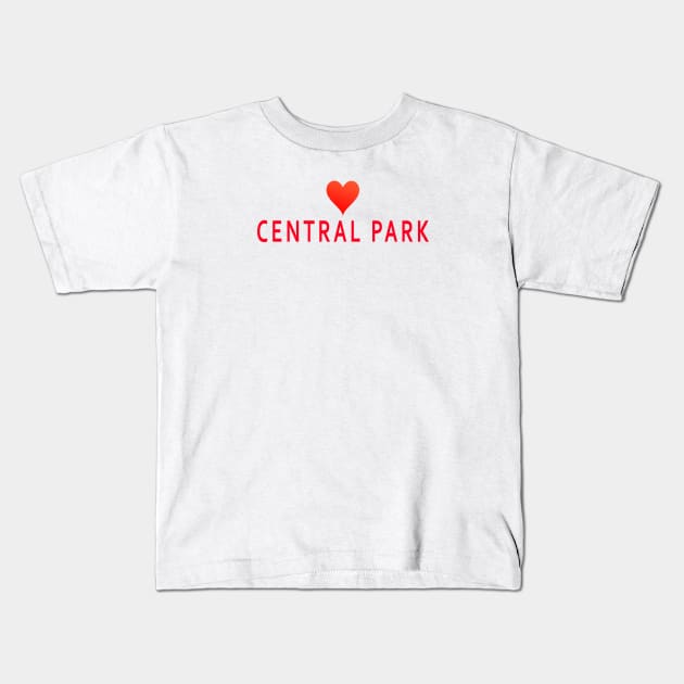 Central Park Kids T-Shirt by SeattleDesignCompany